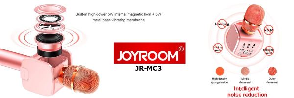 ميكروفن اسپيكردار مدل Joyroom JR-MC3