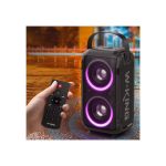 اسپیکر بلوتوث مدل W-KING T9 80W +ميكروفن و ريموت بيسيم