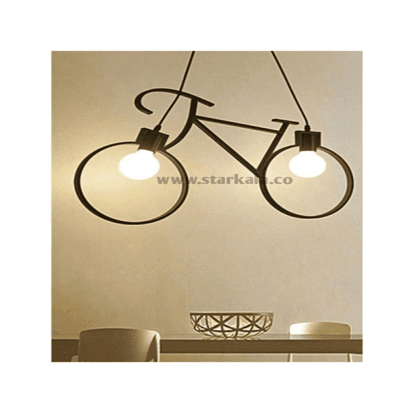 چراغ آویز سقفی ۲ شعله دوچرخه در استارکالا