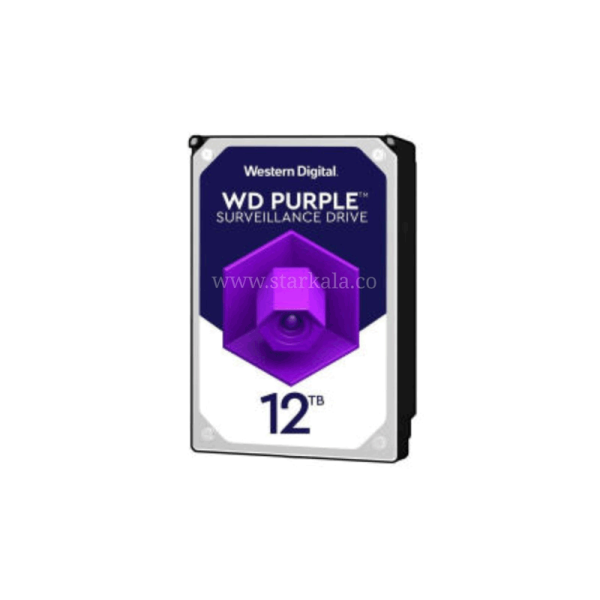 هارددیسک اینترنال وسترن دیجیتال مدل purple wd ظرفیت ۱۲ ترابایت